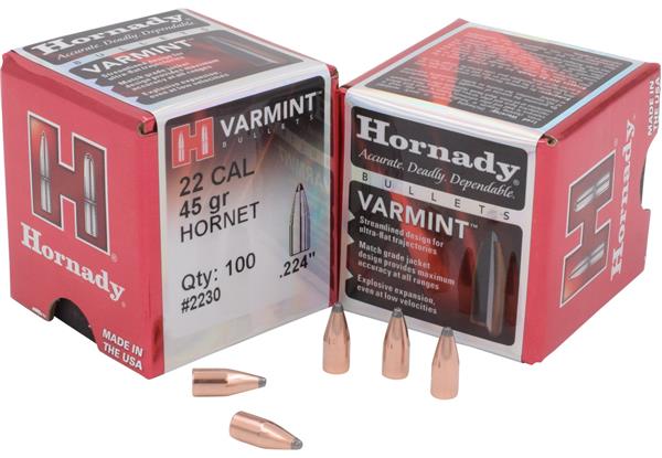 Hornady .224 DIA 45GR HORNET