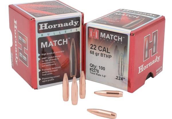 Hornady .224 DIA 68GR BTHP MATCH