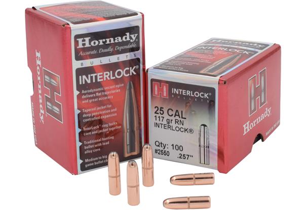 Hornady .257 DIA 117GR ROUND NOSE
