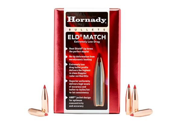 Hornady .257 DIA 134GR ELD MATCH (1-7.5" RECOMMENDED TWIST)