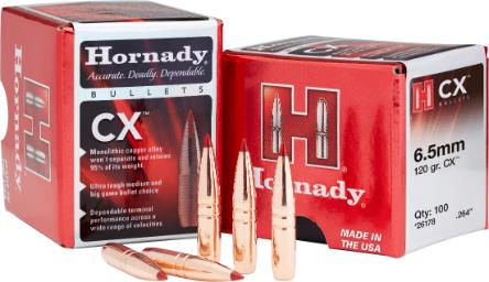 Hornady .264 DIA 120GR CX