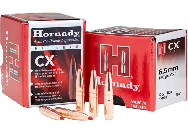 Hornady .264 DIA 130GR CX (1-8" TWIST RECOMMENDED)