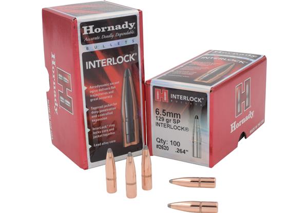 Hornady .264 DIA 129GR SPITZER