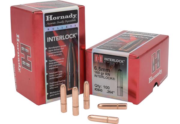Hornady .264 DIA/6.5MM 160GR RN