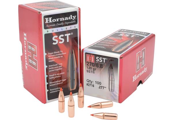 Hornady .277 DIA 6.8MM 120GR SST