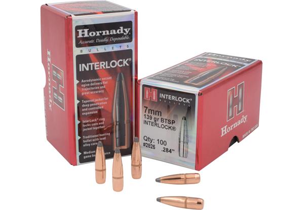 Hornady .284 DIA 139GR BT SPITZER