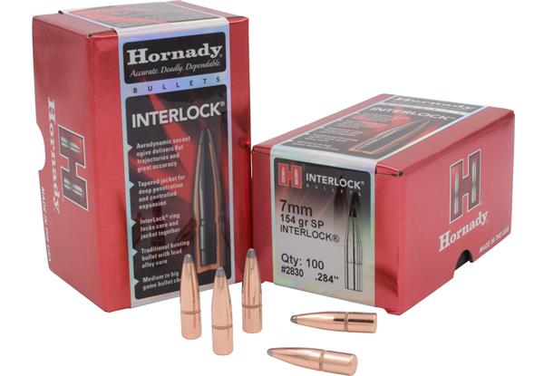 Hornady .284 DIA 154GR SPITZER