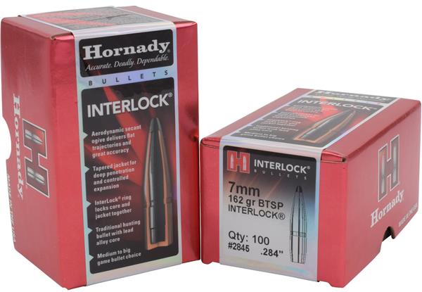 Hornady .284 DIA 162GR BT SPITZER