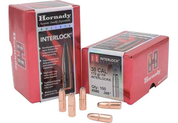 Hornady .308 DIA 170GR FLAT POINT