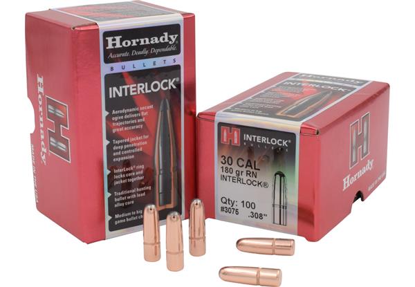 Hornady .308 DIA 180GR ROUND NOSE