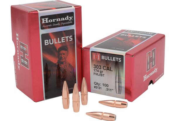 Hornady .311 DIA 174GR FMJ-BT