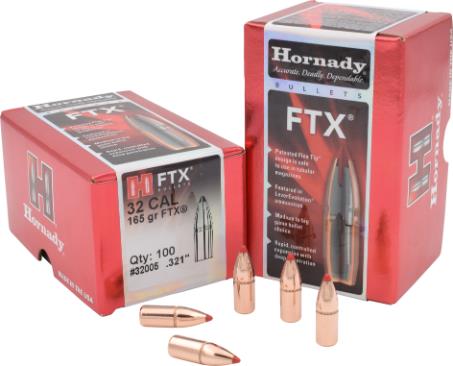 Hornady .321 DIA 165GR FTX