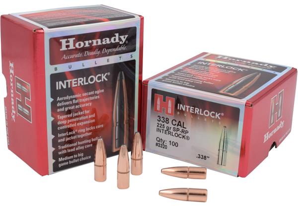 Hornady .338 DIA 225GR SPITZER