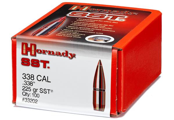Hornady .338 DIA 225GR SST