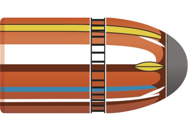 Hornady .458 DIA 350GR ROUND NOSE