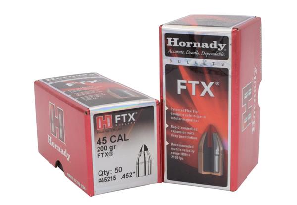 Hornady .452 DIA 200GR FTX