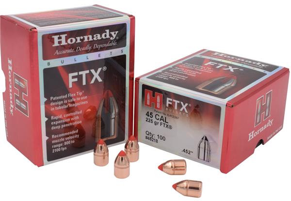 Hornady .452 DIA 225GR FTX