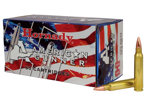 Hornady AMERICAN GUNNER 223 REM 55GR HP MATCH 50/BOX