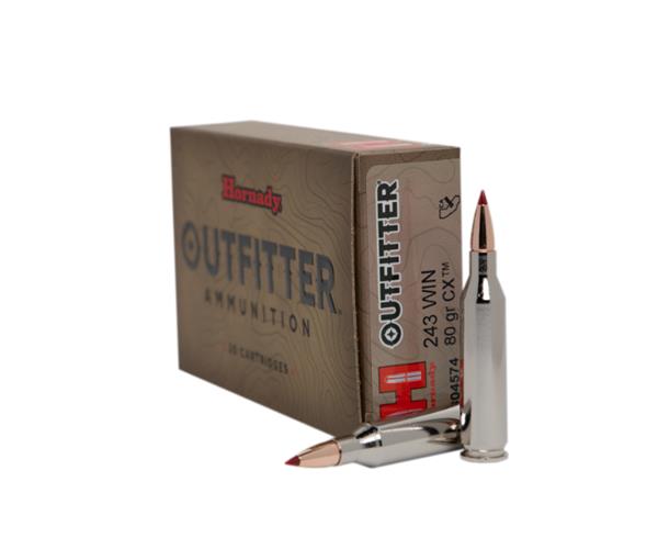 Hornady 243 WIN 80GR CX OUTFITTER AMMO