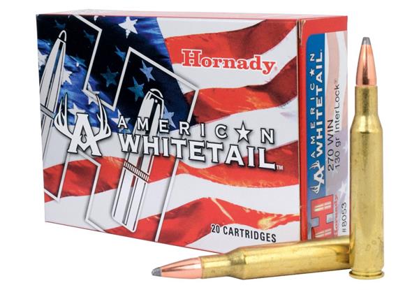 Hornady AMERICAN WHITETAIL 270 WIN 130GR INTERLOCK AMMO