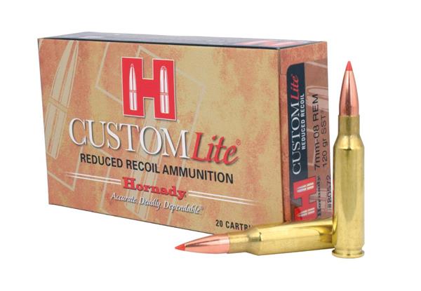Hornady 7MM-08 REM 120GR SST CUSTOM LITE AMMO