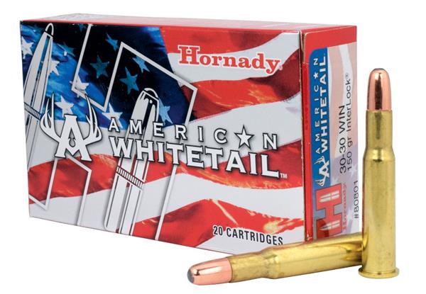 Hornady AMERICAN WHITETAIL 30-30 WIN 150GR INTERLOCK AMMO