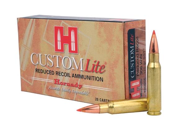 Hornady 308 WIN 125GR SST CUSTOM LITE AMMO