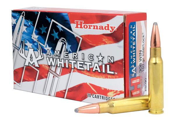 Hornady AMERICAN WHITETAIL 308 WIN 150GR INTERLOCK AMMO