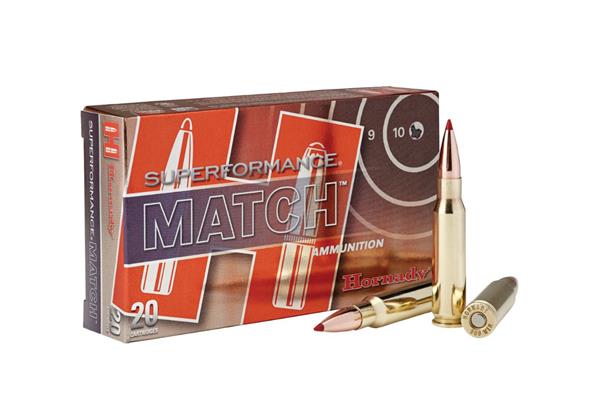 Hornady 308 WIN 168GR ELD MATCH SUPERFORMANCE AMMO