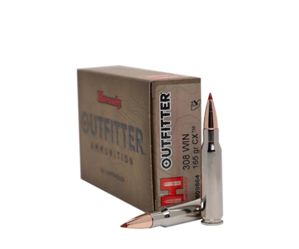 Hornady 308 WIN 165GR CX OUTFITTER AMMO
