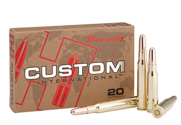 Hornady 308 WIN 220GR RN CUSTOM INT AMMO