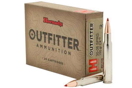 Hornady 30-06 SPRG 150GR CX OUTFITTER AMMO