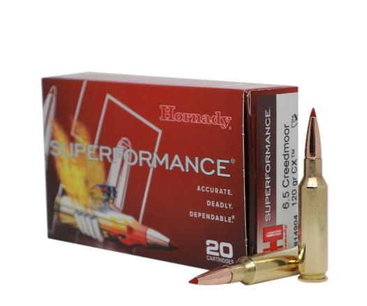 Hornady 6.5 CREEDMOOR 120GR CX SPF AMMO