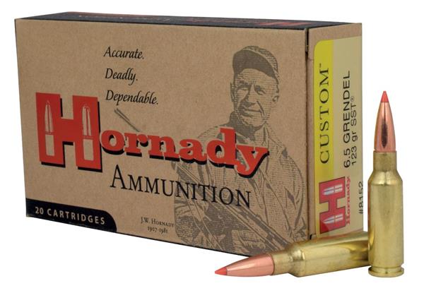 Hornady 6.5 GRENDEL 123GR SST CUSTOM AMMO