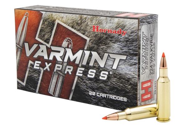 Hornady 224 VALKYRIE 60GR V-MAX AMMO