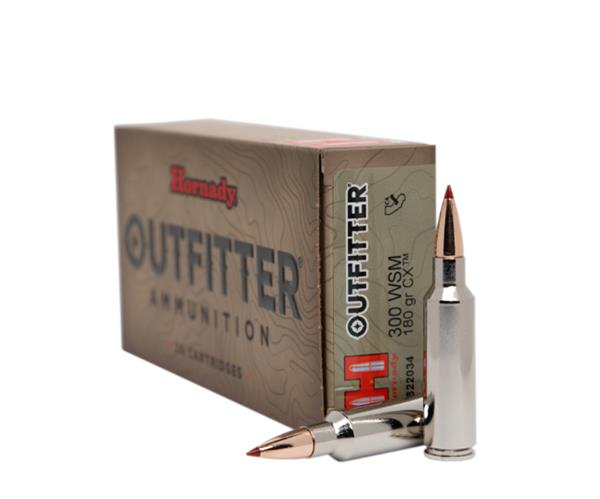 Hornady 300 WSM 180GR CX OUTFITTER AMMO