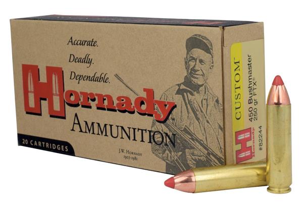 Hornady 450 BUSHMASTER 250GR FTX CUSTOM AMMO