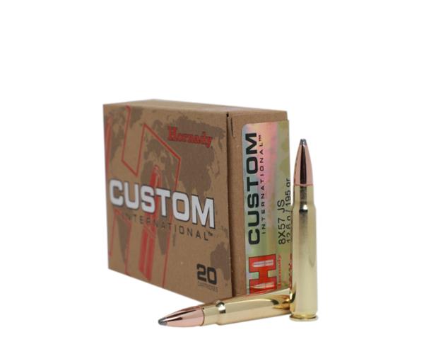 Hornady 8X57 JS 195GR SP INTERLOCK CUSTOM INT AMMO