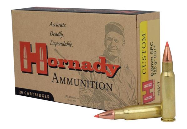 Hornady 6.8MM SPC 120GR SST AMMO