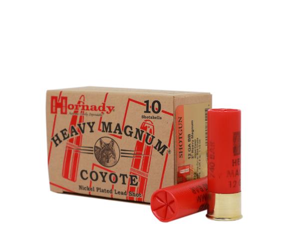 Hornady 12 GA. 3" NICKEL BB HEAVY MAG COYOTE LOAD