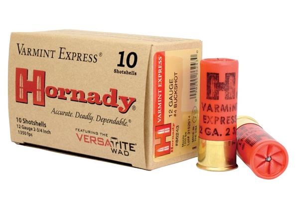 Hornady VARMINT EXPRESS 12GA #4 BUCKSHOT 10/BOX