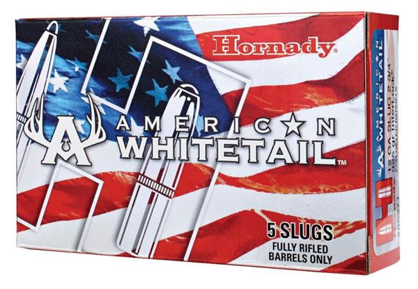 Hornady AMERICAN WHITETAIL 12 GA. SLUG 325GR INTERLOCK AW