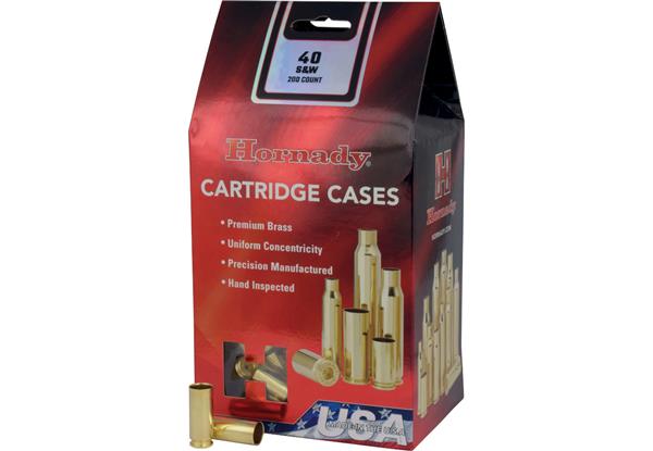 Hornady 40 S&W Unprimed - 200 Count