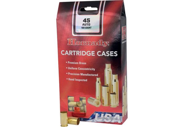 Hornady 45 Automatic Unprimed - 100 Count