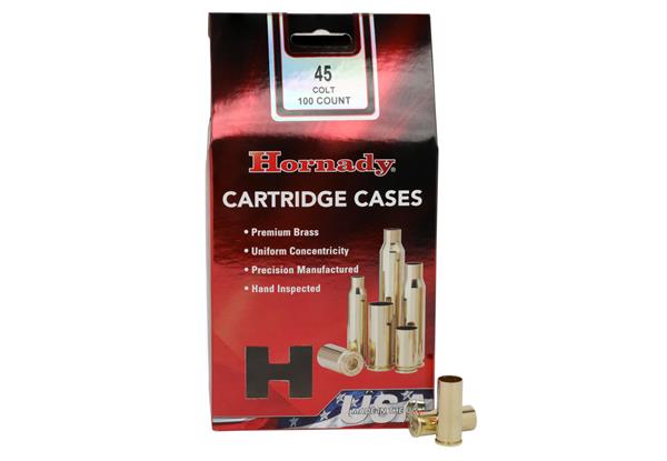 Hornady 45 Colt Unprimed - 100 Count