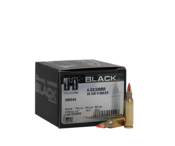 Hornady 4.6X30mm 38 Gr V-MAX Black - 25 Rounds