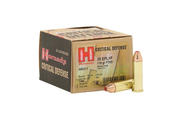 Hornady 38 SPL+P 110 Gr FTX CD - 25 Rounds