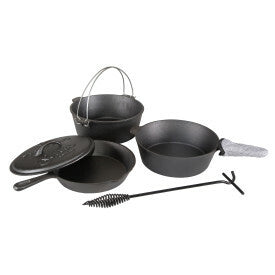 Pre-Seasoned Cast Iron Cookware Set