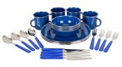 Enamel Camping Tableware Set