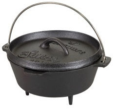 Stansport  Cast Iron Dutch Oven - 2 Qt with legs